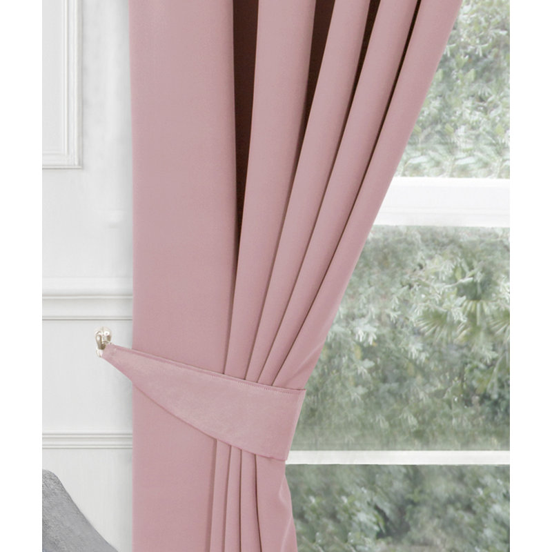 Naara Fabric 28cm TIEBACKS, Pink