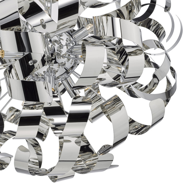 Calasia Novelty Pendant, 9, Polished Chrome