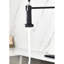 Robinet de cuisine rétractable noir mat, construction en acier inoxydable, buse rotative à 360 °, deux réglages de débit d'eau pour un robinet polyvalent à ressort, en acier, pour applications-1720649369