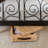 Chett 26.38" Minimalist Hand-Woven Hyacinth/Wood Underbed Storage Bin with Wheels and Handles-1511787160