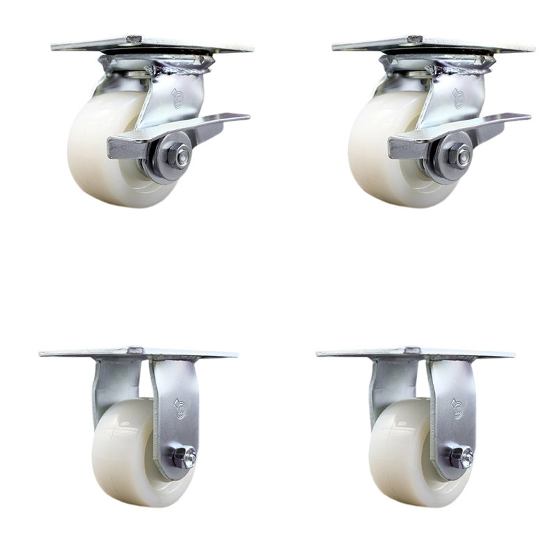 4 Piece Nylon Caster Set