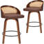 Tabouret de bar et de comptoir pivotant en similicuir-587073068-587073071