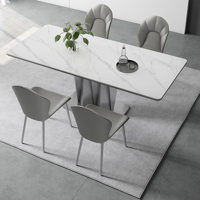Modern light luxury home dining table sets, 29.5"H x 70.9"L x 35.4"W