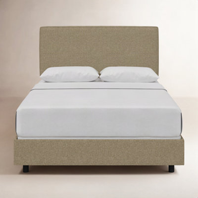 Lit tapissier standard en coton Marquise