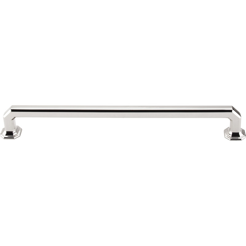 Emerald Bar pull, Polished Nickel, 9" Center to Center
