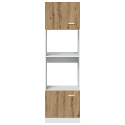 Microwave Cabinet Lyon 60x57x207 cm Engineered Wood