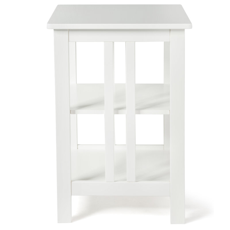 Table de bout Navya, Blanc