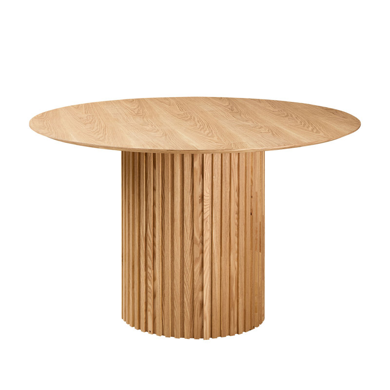 Table de salle à manger 46,45 pouces en MDF, Brun