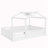 Full Size Floor Bed with Guardrails and Roof-242507956-242507957