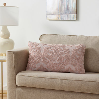Bristol 20" x 20" Damask Cotton Decorative Pillow