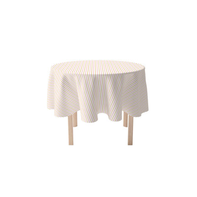 Round Cotton Twill Tablecloth