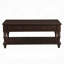 Table basse à finition noyer avec plateau relevable