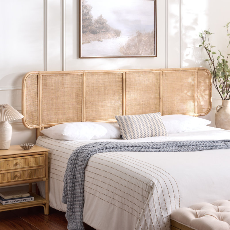 Takuma Rattan Headboard, King, Natural