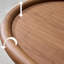 Table basse rétro et niche en bois