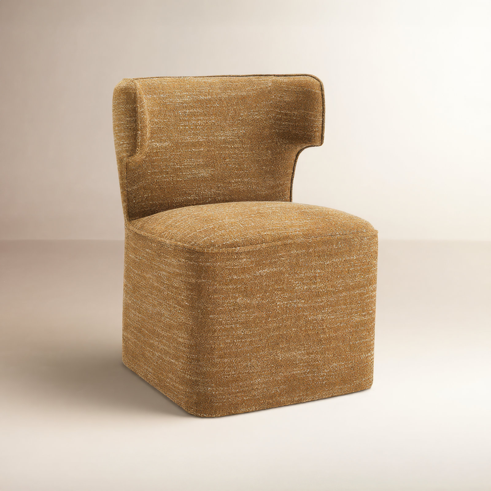 Sardinia Side Chair, Mellow Mustard Boucle