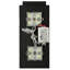 Rustic Lodge 1 - Light LED Flush Mounted Sconce