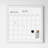 Thomas Martha Stewart Magnetic Monthly Calendar Dry Erase Board with Woodgrain Frame, Dry Erase Marker, and 2 Magnets-89798286