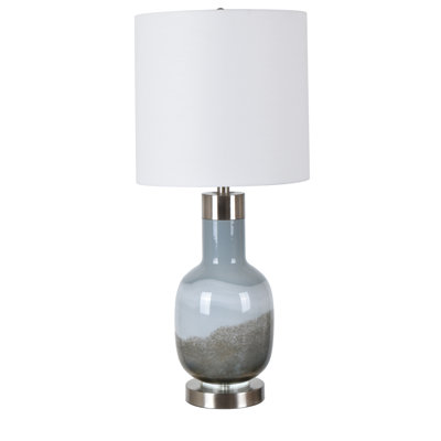 Lampe de table 31,25 "grise / bleue