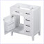 Meuble-lavabo moderne avec armoire et tiroirs-102422896