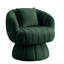 Fauteuil demi-tonneau rembourré rembourré avec coussin-686820947