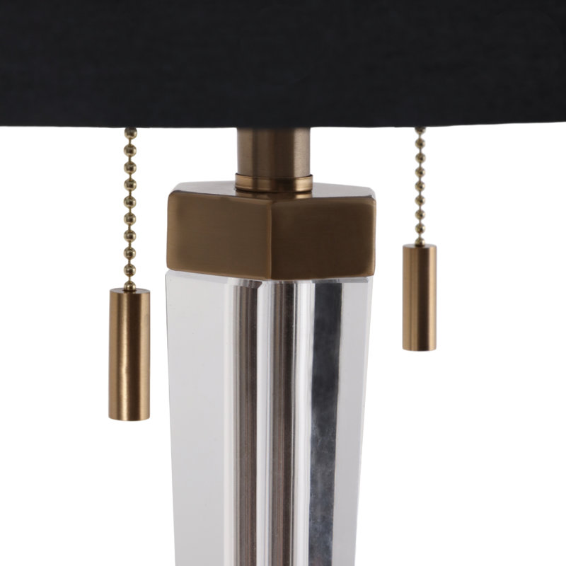 Lampe de table en cristal Elegant