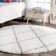 Darryll Moroccan Shag Performance Off-White Area Rug
