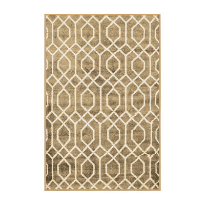 Tapis brun contemporain Contemporary 1851