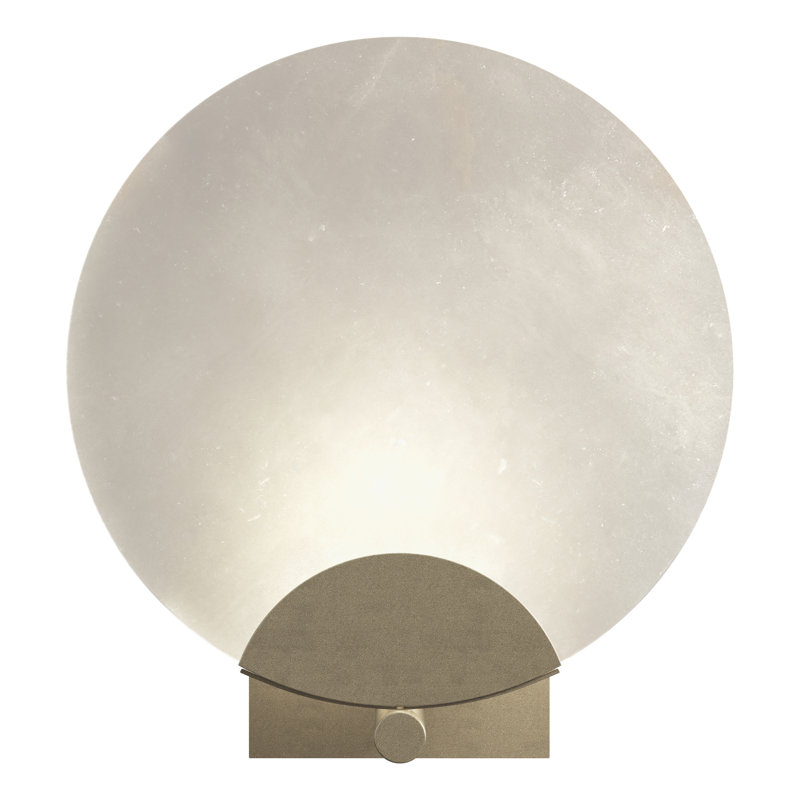 Callisto Steel Armed Wall Sconce, Soft Gold