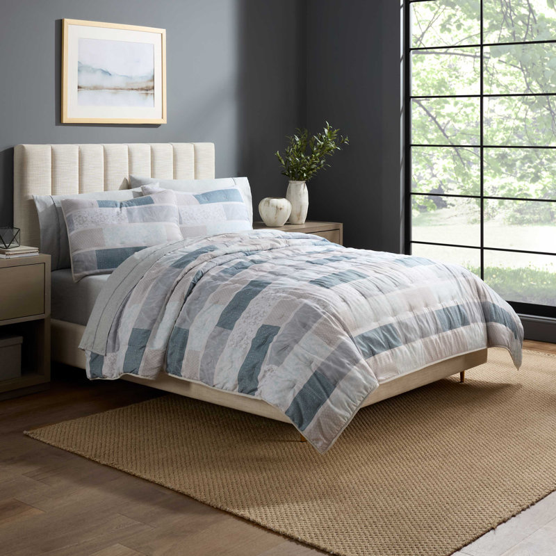 Martex Arcadia Multi Quilt Set, Queen Quilt + 2 Standard Shams