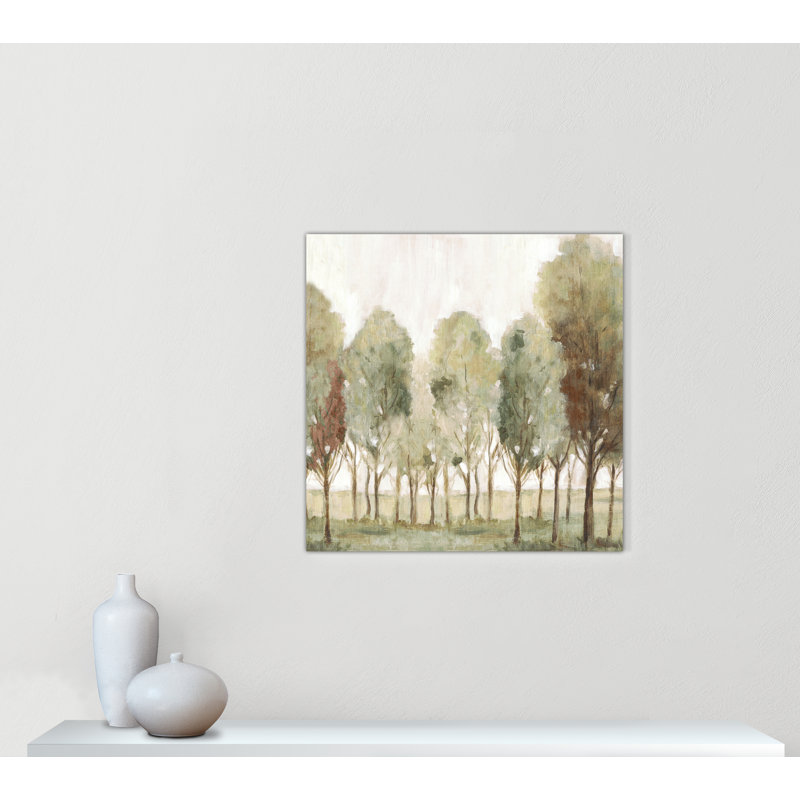 «Silent Fall I Print» par Eva Watts, Sans cadre, l 36 po x H 36 po, Wrapped Canvas