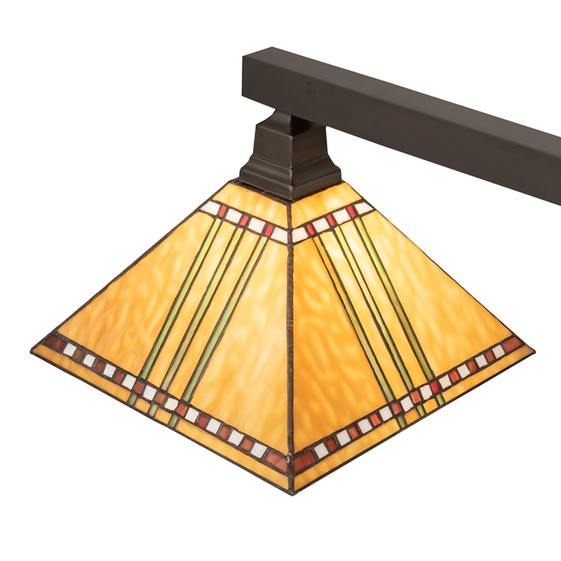 Finkel 3 - Light Pendant, 38" H x 62" W x 13" D, Craftsman Brown