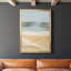 Tranquil Beach II, reproduction encadrée de qualité supérieure - prête à être accrochée-88288188-88288189