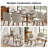 Palmdale Mid-Century Modern 19"H Upholstered Dining Chair Set with Solid Wood Leg-1961283013
