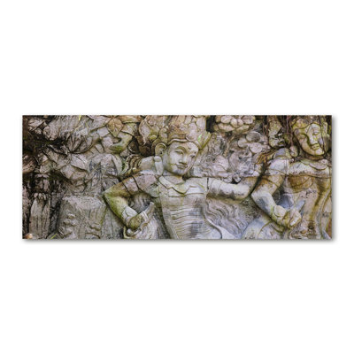 A Stone Sculpture - Wrapped Canvas Print