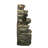 Fiber and Resin Fountain Slate Stone Fountain with LED Light