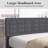 Kempst Upholstered Full Size Bed Frame with Adjustable Headboard, Full Platform Bedframe with Charging Station, Mattress Foundation with Wooden Slats Support, No Box Spring Needed-919488235-919758688