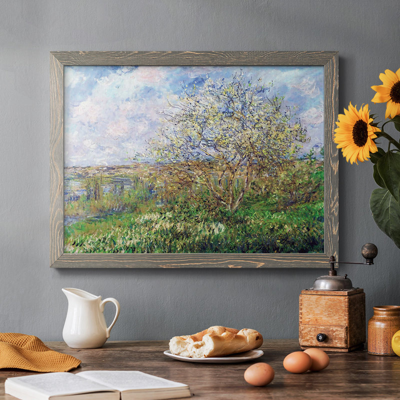 Springtime, 1880, reproduction d'art sur toile, Gris, H 26 po x l 38 po x P 1,5 po