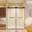 Double Sliding 56 - 60 "W X 74" H Shower Door, 8Mm Tempered Glass, Matte Black, Stainless Steel Components, External Proof Film, Space Saving Design, Silent Operation, Raised Water Barrier In-124830251