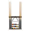 American Legend Wood Billiard Cue Rack
