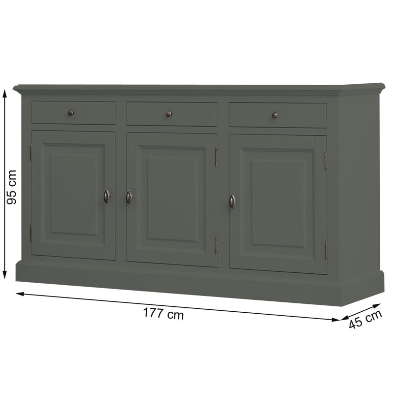 Blaxton 177cm Sideboard, Green Grey