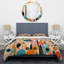 Ensemble de housse de couette rose Mid Century Playful Patterns II - Abstract Midcentury-107146871