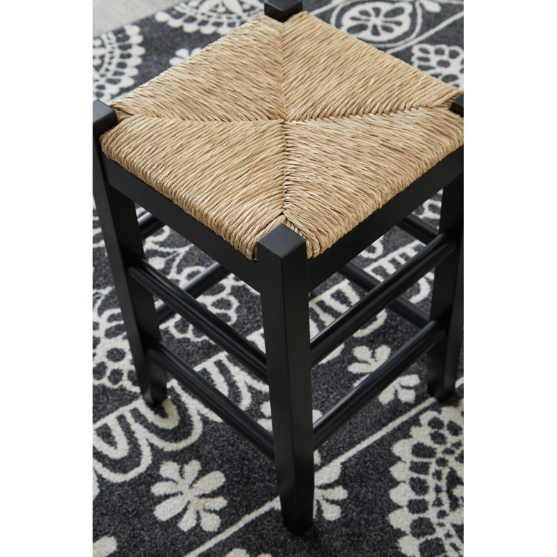 Tabouret de bar Broddrick 45075 ", Noir, Tabouret de bar (siège d'une hauteur de 30 po)