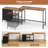 Marayah L-Shaped Metal Base Computer Desk with Power Outlet-390267882