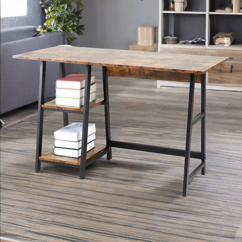 Kaleikini 120cm W Rectangle Writing Computer Desk Home Office Furniture Study Desk
