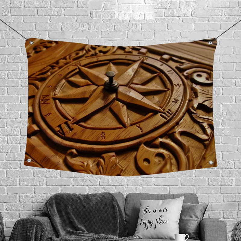 Machine Tapestry - Rod Included, 88" H x 104" W