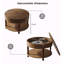 Table basse avec rangement double pour le salon-776320180