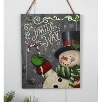 Panneau en bois Jingle All the Way
