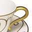 Jewel Bone China Teacup and Saucer