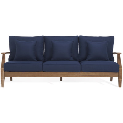 Samya 83'' Wide Outdoor Patio Sofa with Cushions