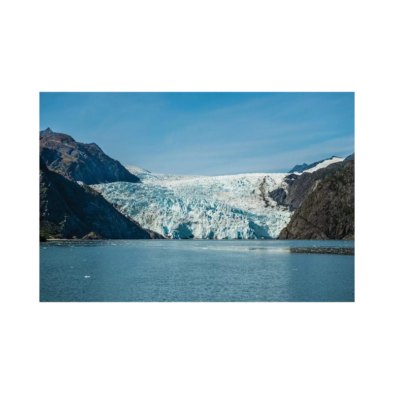 Holgate Glacier, Harding Icefield, Kenai Fjords National Park, Alaska, USA. 1 Piece Wrapped Canvas Wall Art